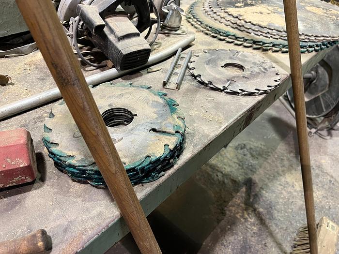 Used Pendu JR Gang Saw with Sizer