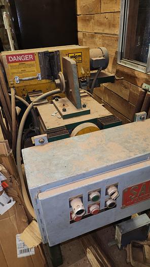 Used Salem 8 x 36 Guided Saw Top Arbor Gang
