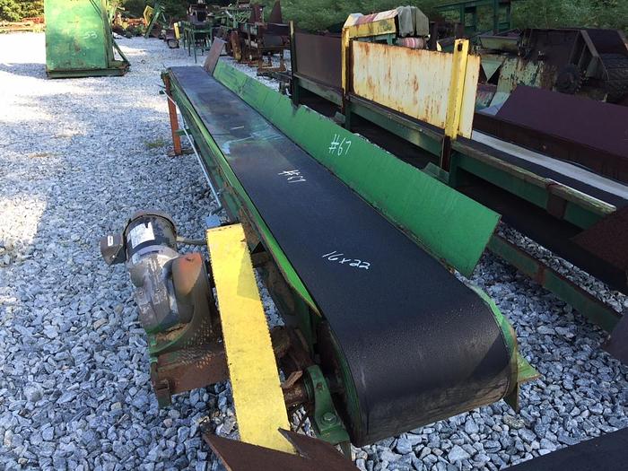 Used Belt Conveyor 22′ x 16″