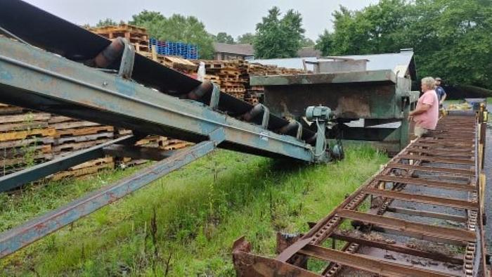 Used POWERSCREEN Radial Stacking Belt – 50′ long x 36″ wide
