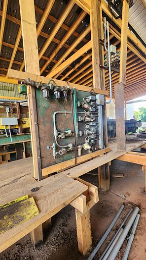 Used Salem 8 x 36 Guided Saw Top Arbor Gang