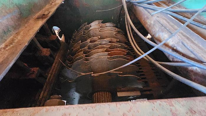 Used Salem 8 x 36 Guided Saw Top Arbor Gang