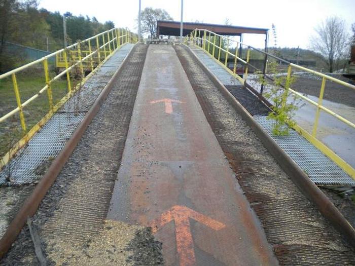 Used Portable trailer dumper