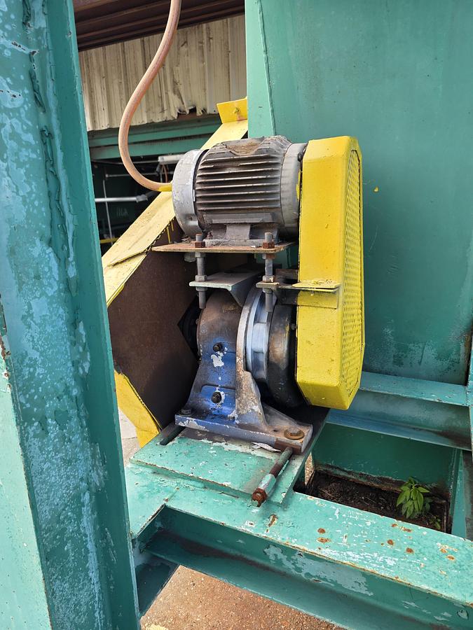 Used 60' Inclined Waste Conveyor