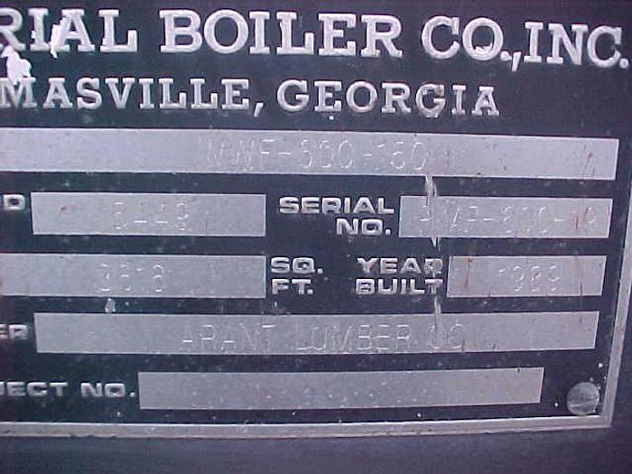 Used 600 HP industrial BOILER Heating surface