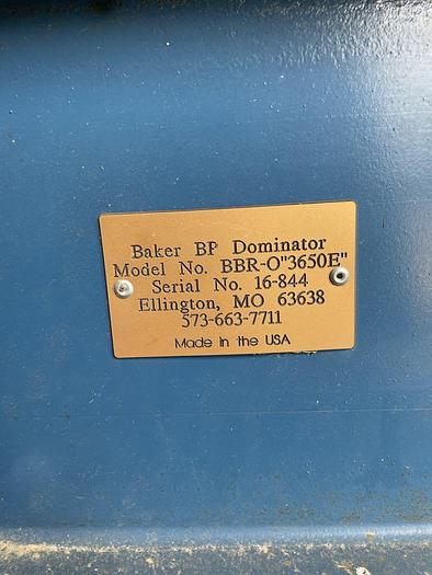 Used 2016 Baker 3650E Sawmill. Very good condition