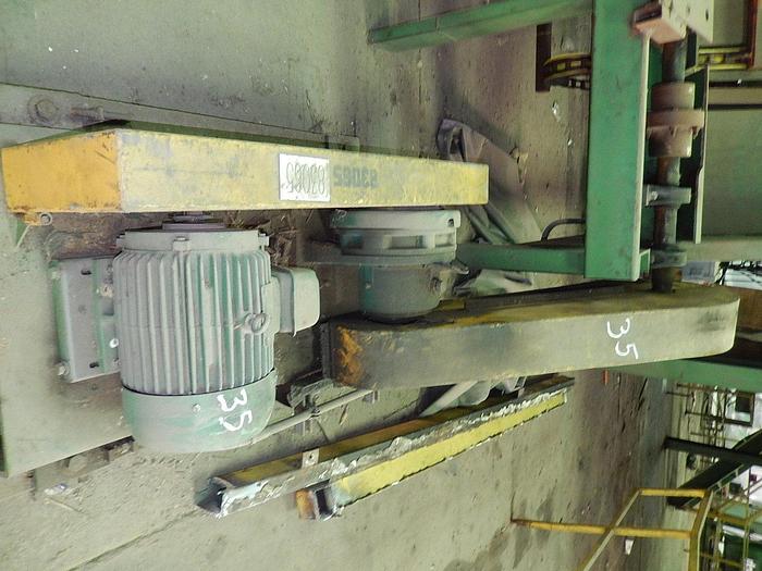 Used NEWNES 21′ x 5 strand Chain Transfer Deck