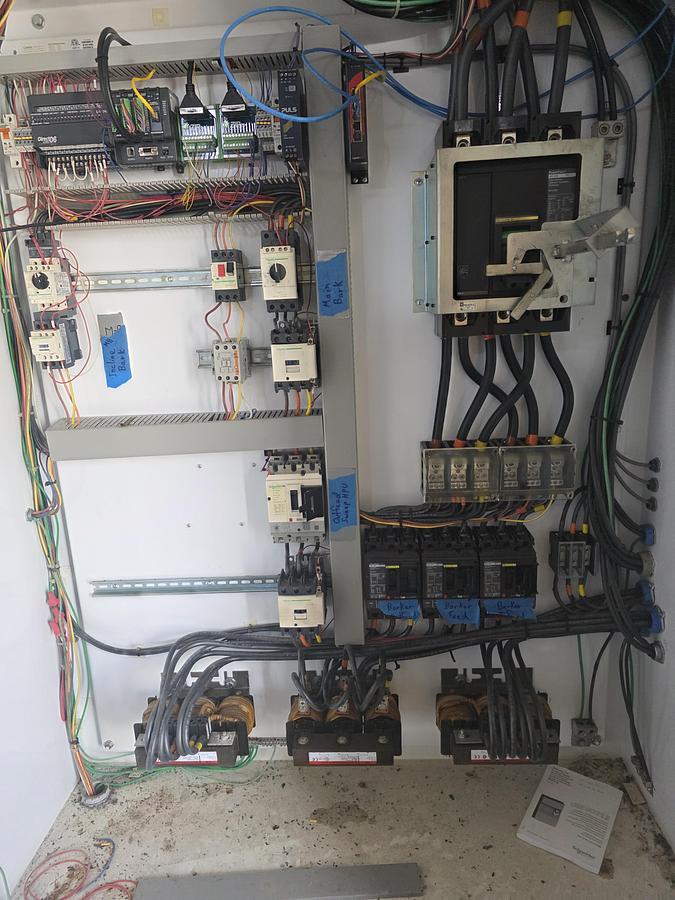 Used Industrial PLC Control Cabinet