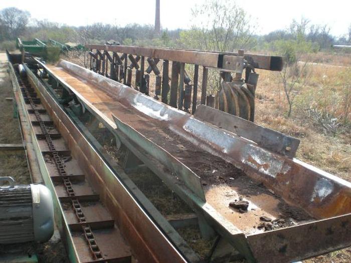 Used PRECISION Vibrating Conveyor 24"x42′