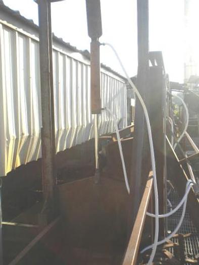 Used 50′ Log trough chain conveyor