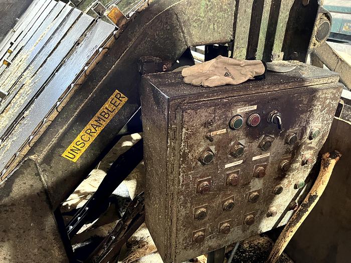 Used 8 Strand Lugged Unscrambler 81X chain Motor and Drive