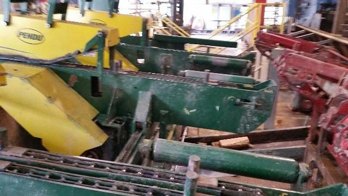 Used Pendu 4 Head Multiple saw trimmer 12 FT