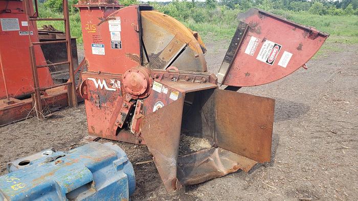 Used MORBARK 58″ 6 -knife chipper, rebuilt