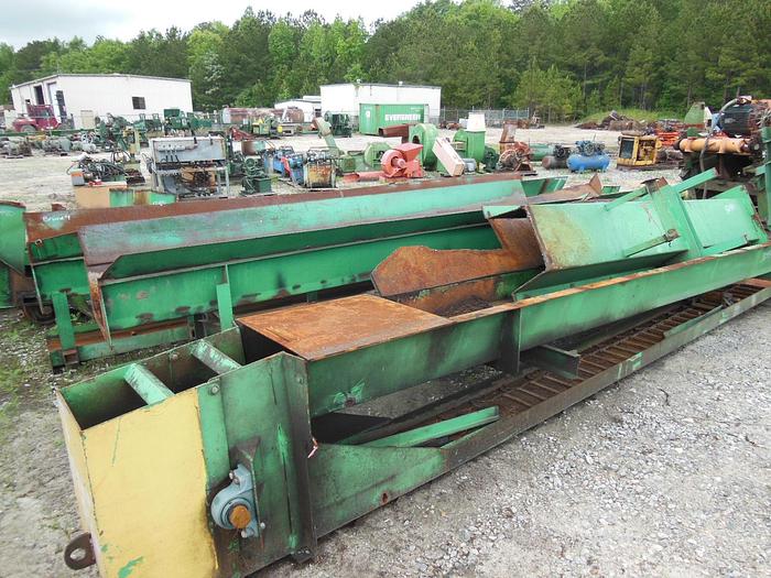 Used 100′ Drag Chain Waste Conveyor