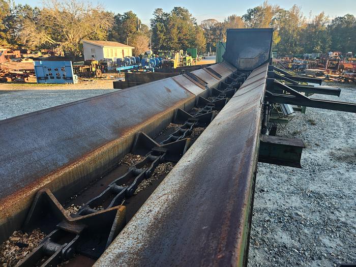 Used 30' Endwise Log Trough with kicker