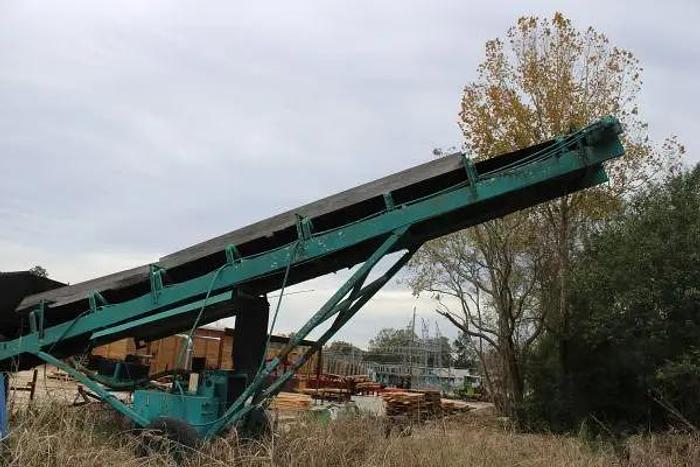 Used Portable Radial Stacker Belt