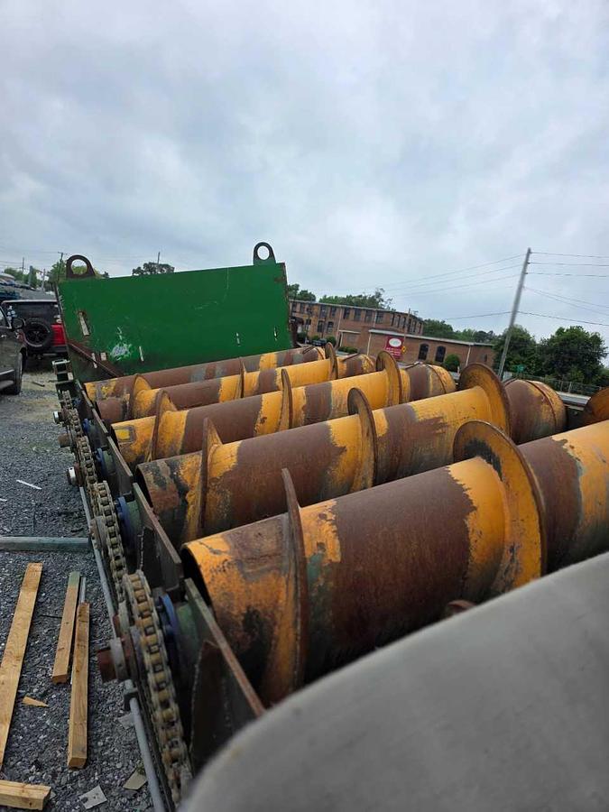 Used Carbotech Log Even Ending Screw Conveyor