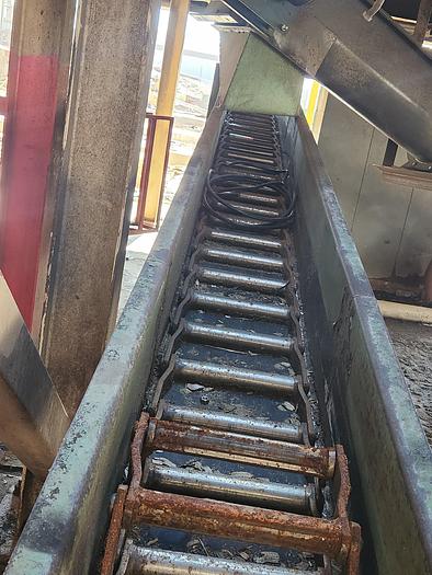 Used Drag Chain Waste Conveyor 45 ft