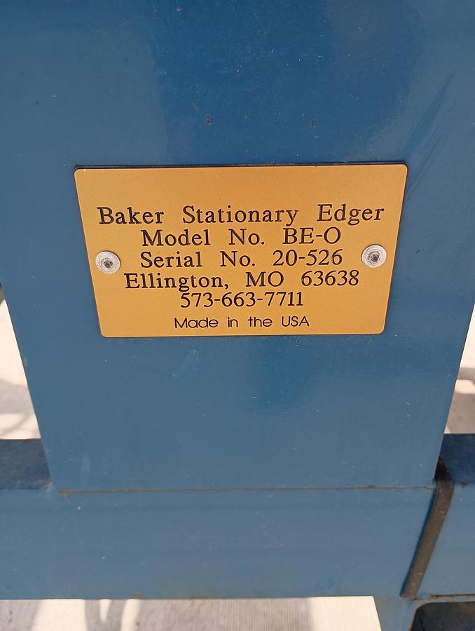 Used Baker 2 Saw Edger 