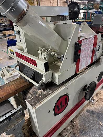 Used Mareen Johnson Model 312-DC Straight Line Multiple Rip Saw with TwistLock™ Collar Mounted Saw Blades