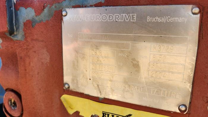Used 40 HP Eurodrive Gearbox 29:1