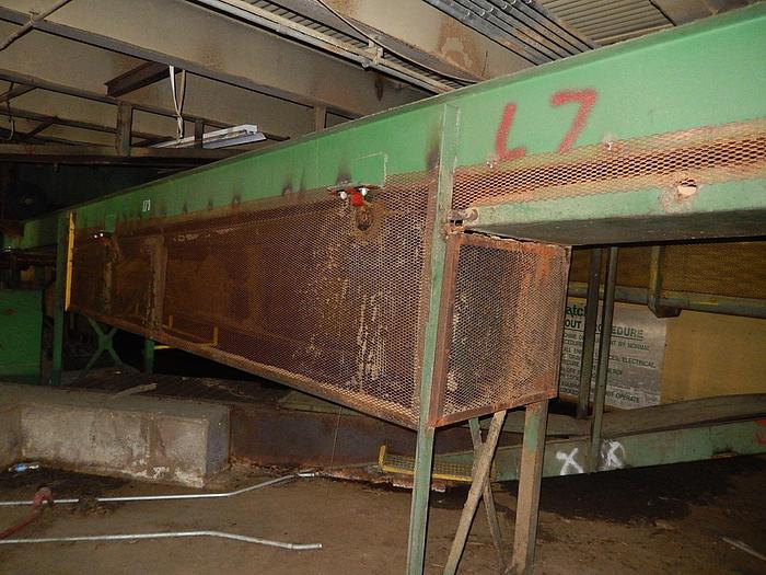 Used 88′ x 30″ Flat Belt Conveyor.