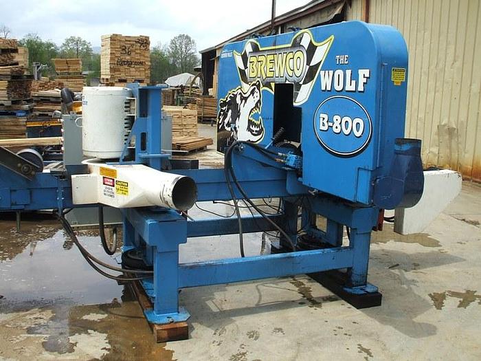 Used Brewco B-800 Single Head resaw with Sizer