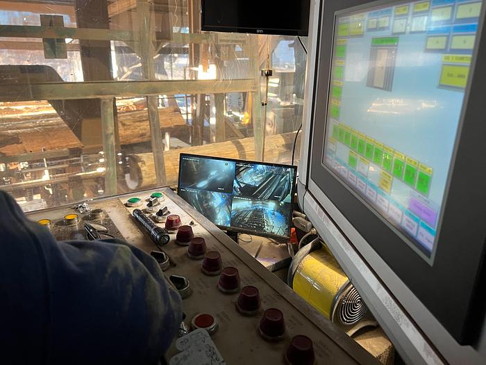 Used Cooper Machine Twin Band End Dogging Scragg