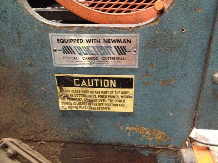 Used NEWMAN EPR 24A Double Roughing Planer