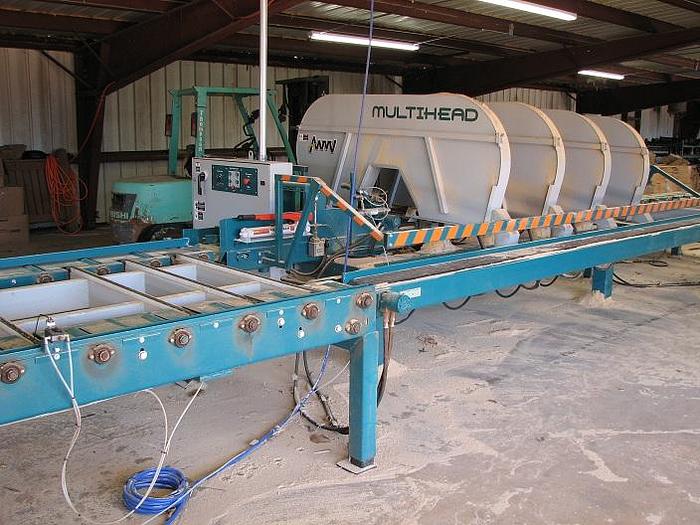 Used WOODMIZER 4 head resaw runaround