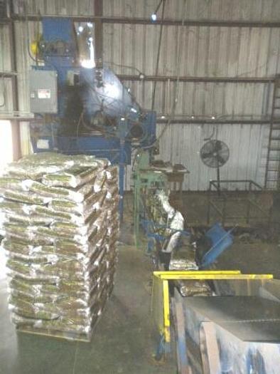 Used Mulch / Bark Bagging Line