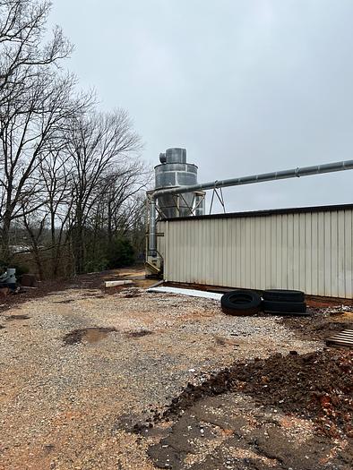 Used Complete Pallet Plant Blower system and 3 Auger truck loading