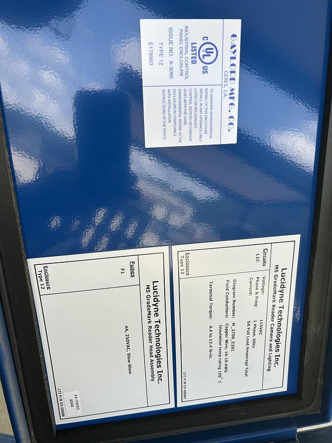 Used Lucidyne Grade Mark Reader