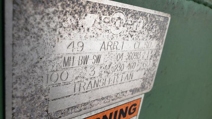 Used Aerovent 100 HP Blower