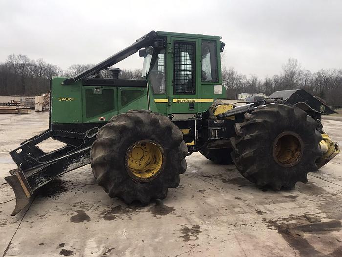 Used 2013 John Deere 548 GIII Grapple/Cable Skidder