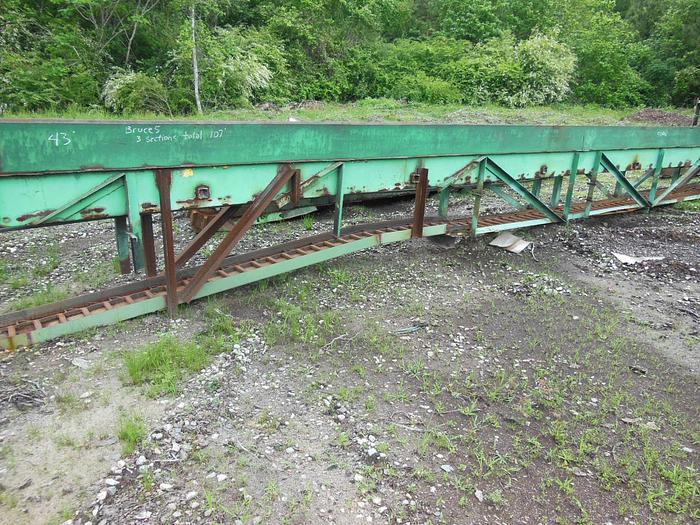 Used 107′ Drag Chain Waste Conveyor