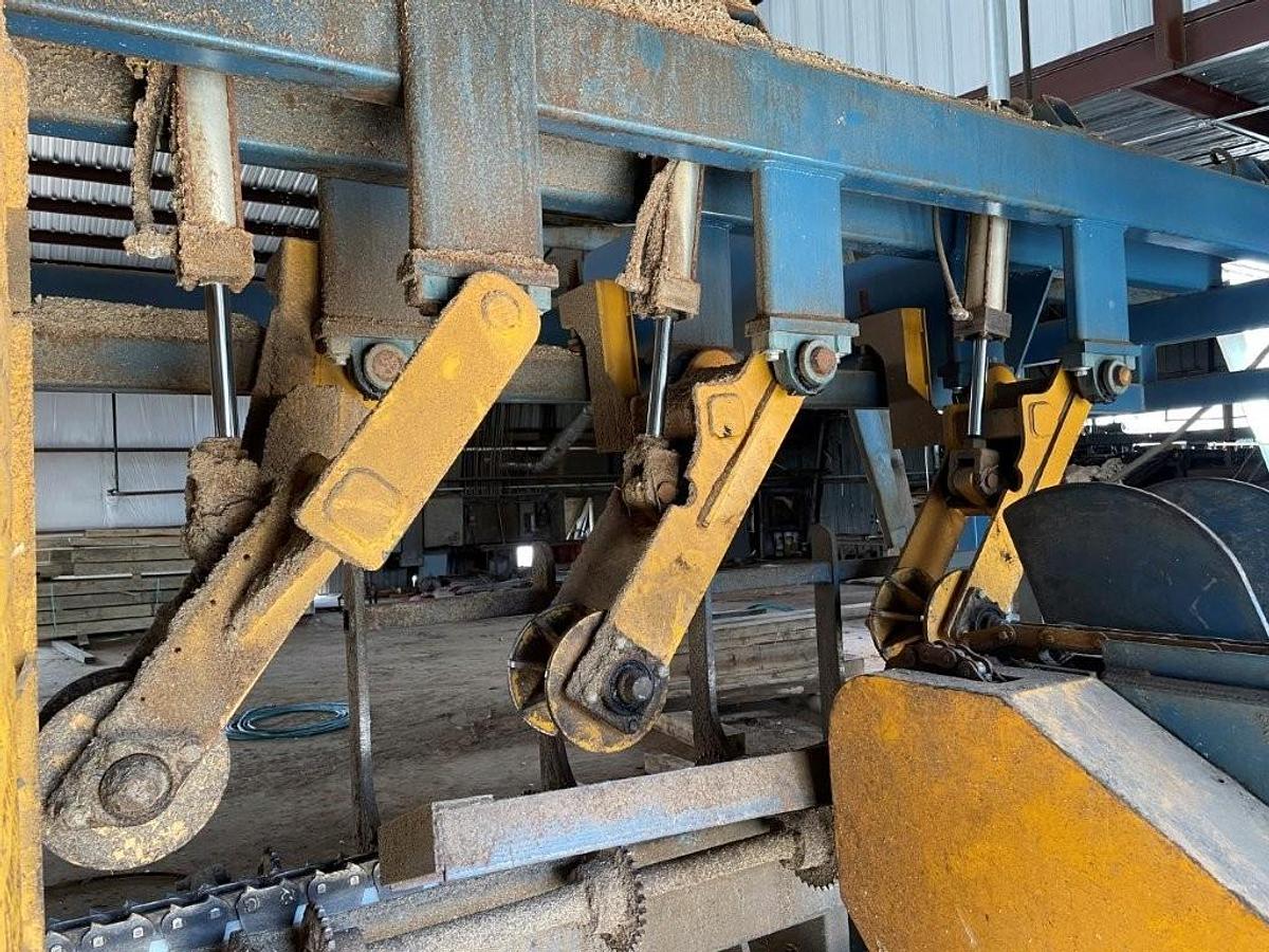 Used Baker Model BSCR-O circle trim scragg mill, 102 in