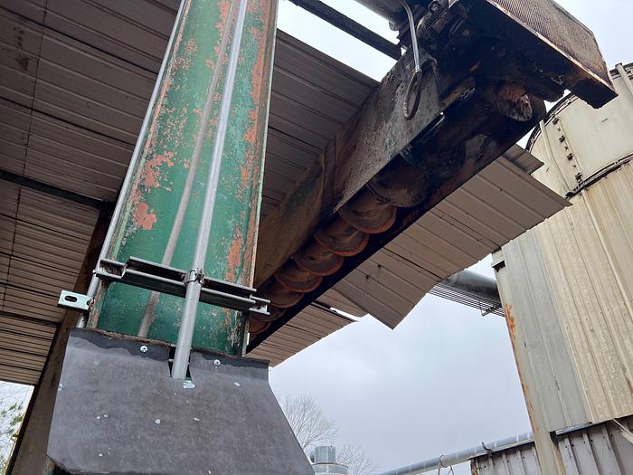 Used Complete Pallet Plant Blower system and 3 Auger truck loading