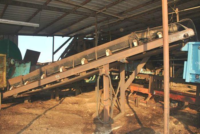 Used Concave Belt Conveyor 22′ X 30"