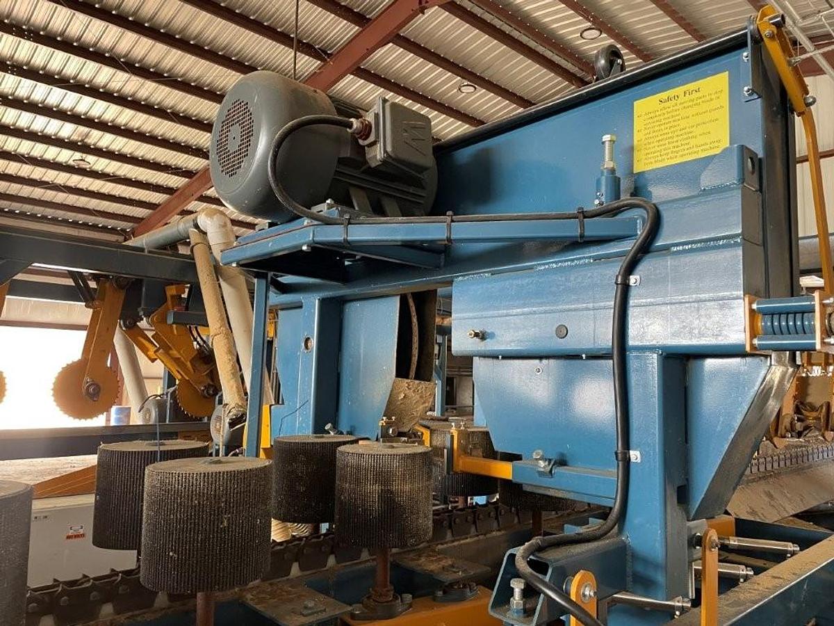 Used Baker Model BSCR-O circle trim scragg mill, 102 in