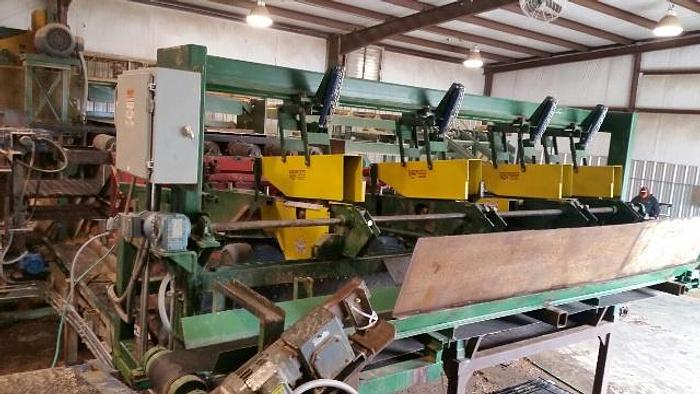 Used Pendu 4 Head Multiple saw trimmer 12 FT