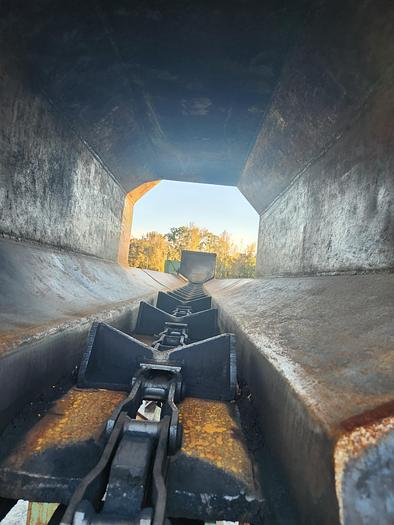 Used 30' Endwise Log Trough with kicker