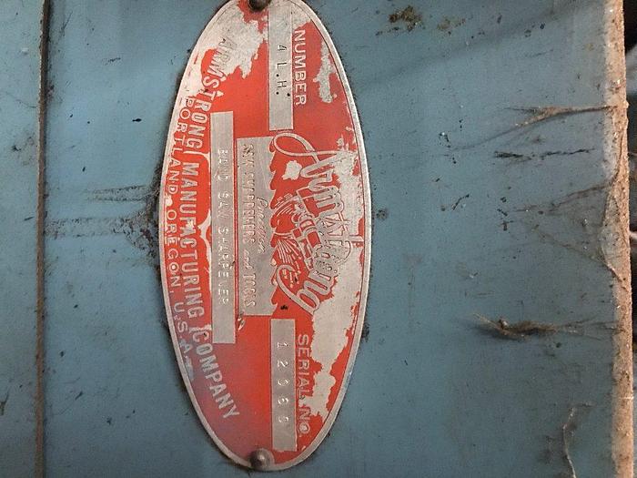 Used Armstrong #4 LH Bandsaw Grinder