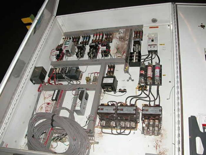 Used Corley 6 x 48 Edger, 3 saw