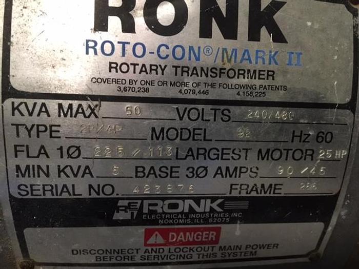 Used Rotary Phase Converter