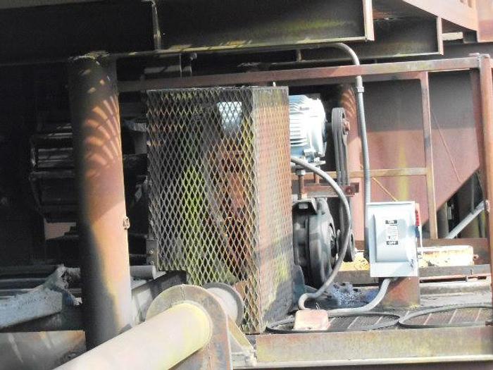 Used 87′ log trough conveyor