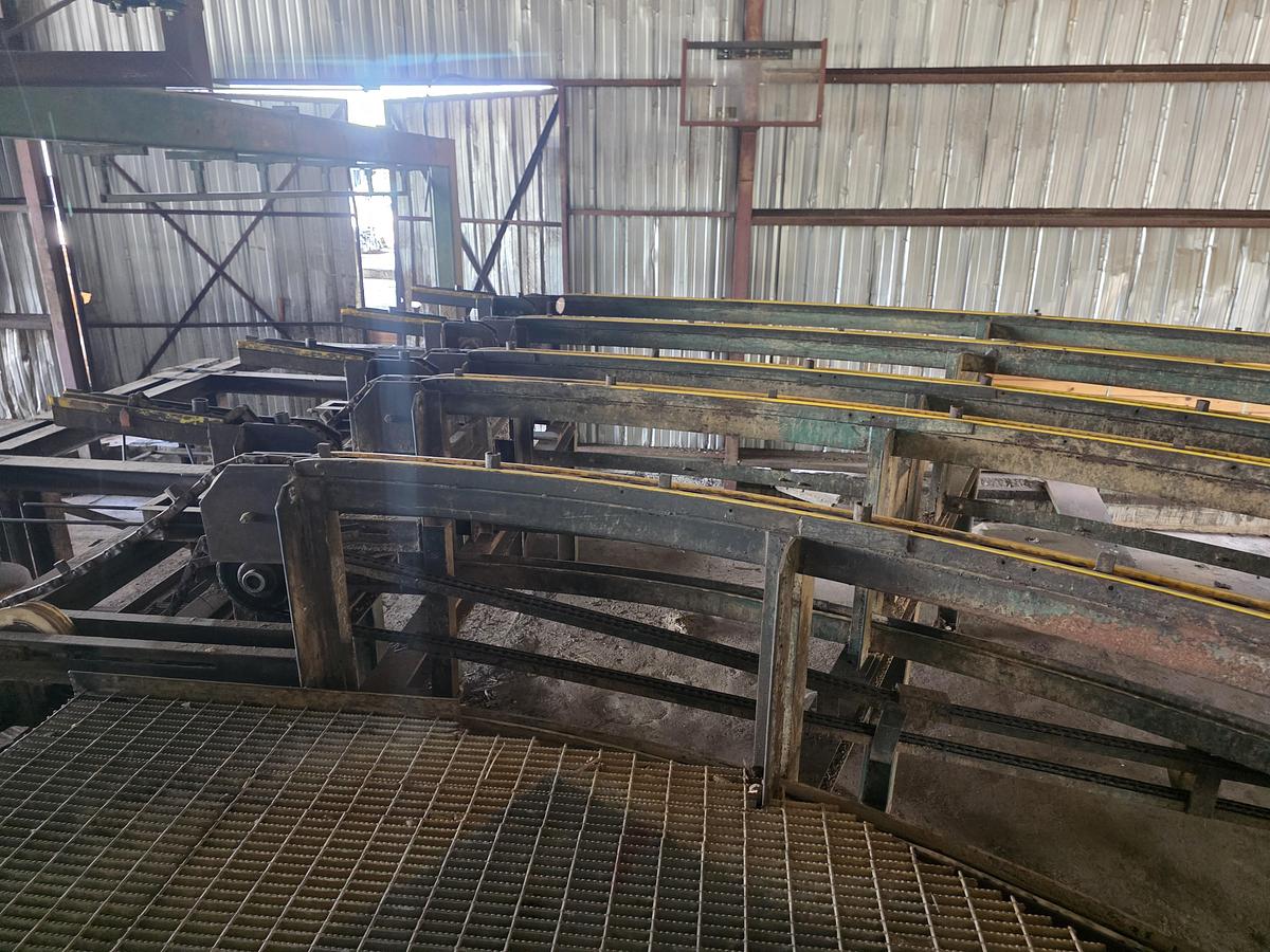 Used Curved Chain Deck - 5 strand x 90 degrees