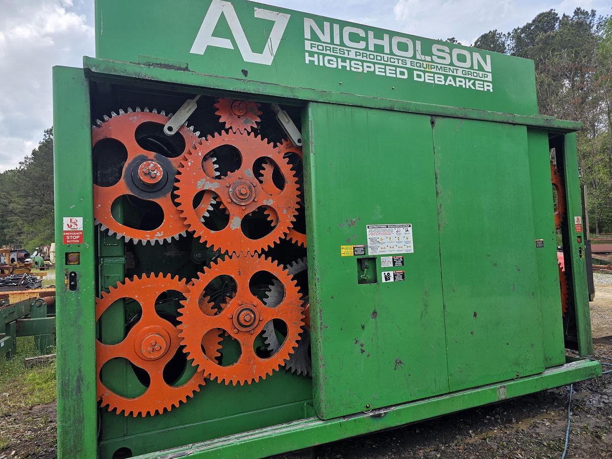 Used NICHOLSON 27" A7 High Speed Ring Debarker