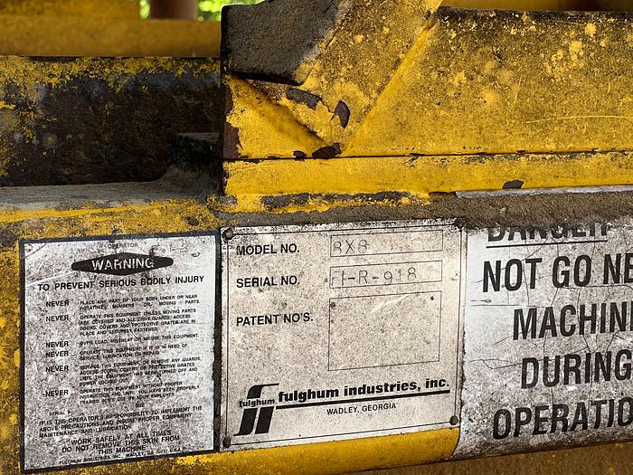 Used Fulghum 8x8 chip screen with cyclone.