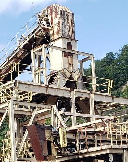 Used Wye Valve Chip Chute